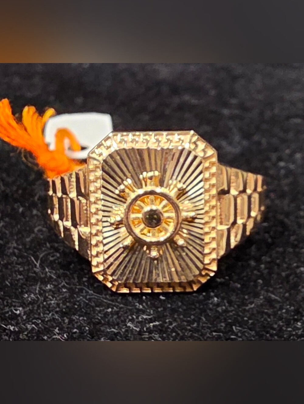 🏀✨️18K Gold- Men's  Signet Ring✨️🏀